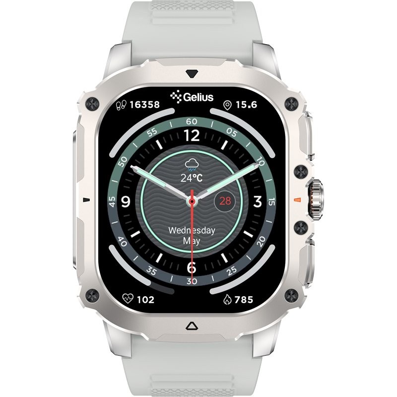 Огляд Смарт-годинник GELIUS Tactical Heavy (GP-SW016 Chrome)