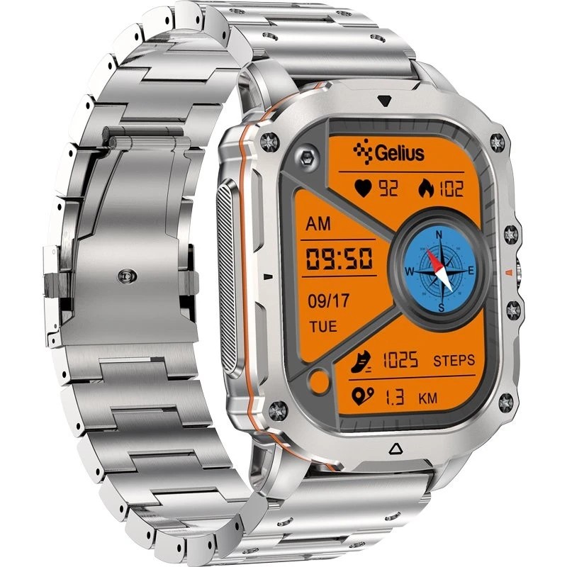 Смарт-часы GELIUS Tactical Heavy (GP-SW016 Titan) Функциональность для взрослых