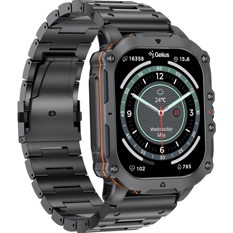 Смарт-годинник GELIUS Tactical Heavy (GP-SW016 Titan) Функціональність для дорослих