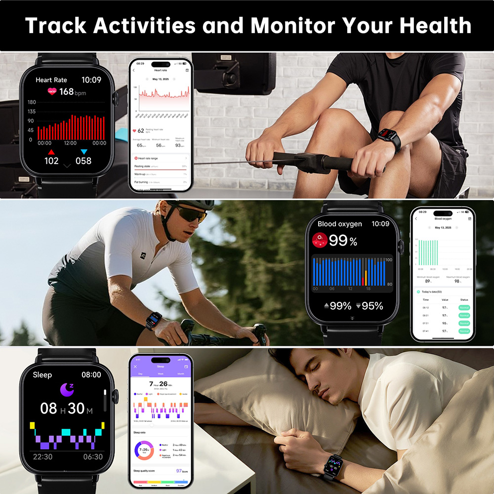 Смарт-часы OUKITEL V3 Black (6941749818591) Функциональность для взрослых