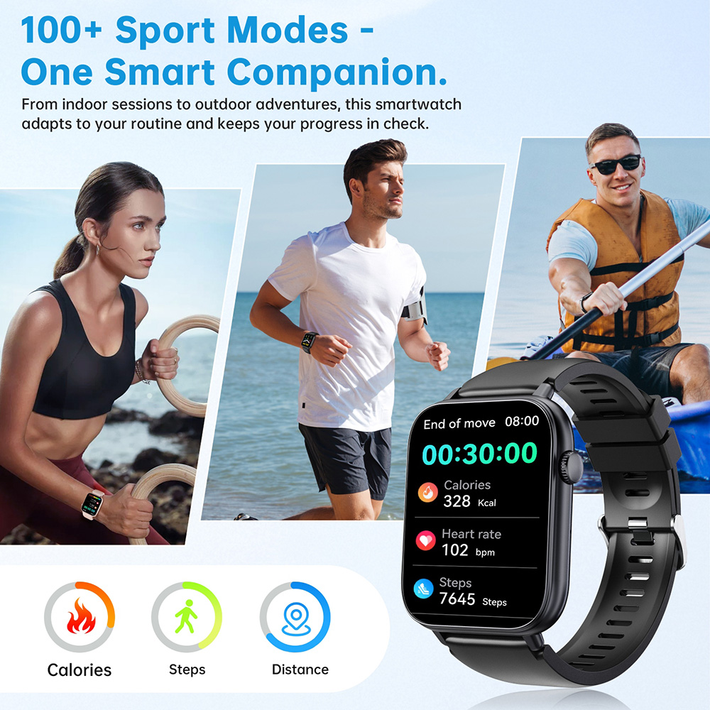 Смарт-часы OUKITEL V3 Black (6941749818591) Совместимость Android OS