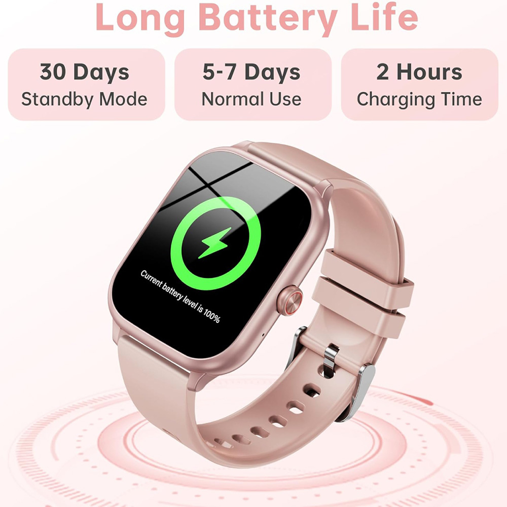 Смарт-часы OUKITEL V7 Pink (6941749851062) Функциональность для взрослых