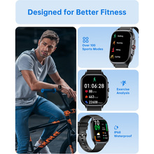 Смарт-годинник OUKITEL V7 Pro Black (6941749851079)