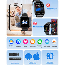 Смарт-годинник OUKITEL V7 Pro Black (6941749851079)