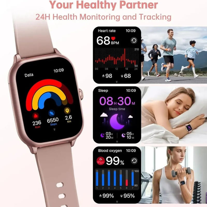 Внешний вид Смарт-часы OUKITEL V7 Pro Pink (6941749851086)