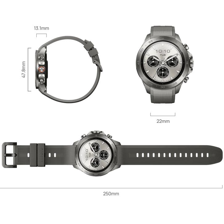 Смарт-годинник MIBRO GS Explorer S 48 мм Titanium Silicone (XPAW023TS) Сумісність iOS (Apple)