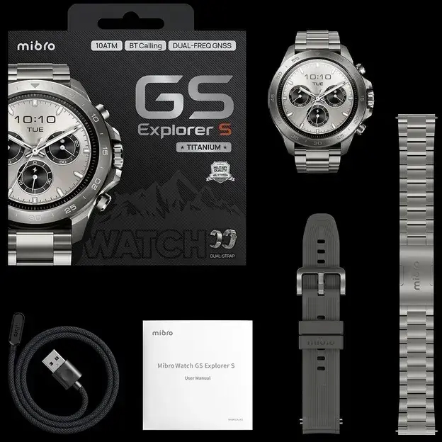 Фото Смарт-годинник MIBRO GS Explorer S 48 mm Full Titanium (XPAW023FT)