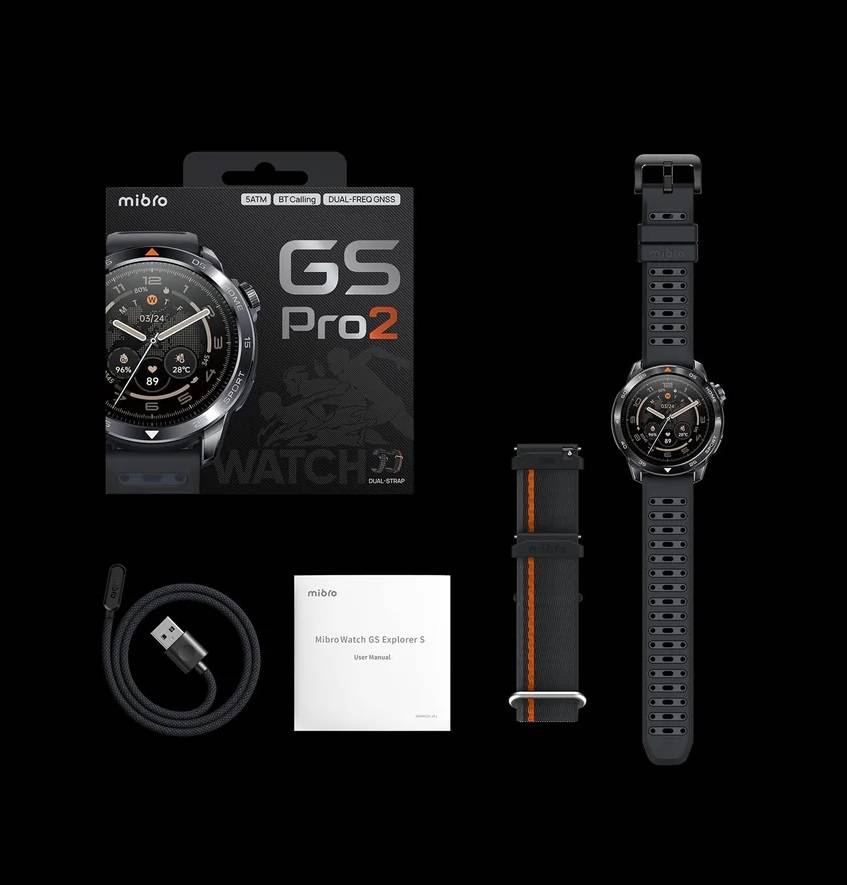 Фото 16 Смарт-годинник MIBRO GS Pro2 Dark Grey (XPAW025)