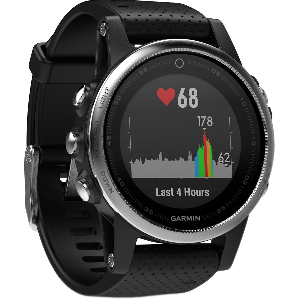 Смарт-часы GARMIN fenix 5S Silver with black band (010-01685-02) Совместимость Android OS