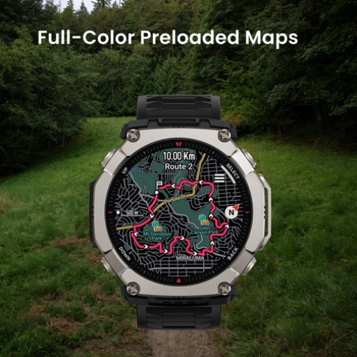 Фото 15 Смарт-годинник AMAZFIT T-REX ULTRA 2 W2550GL2N Black