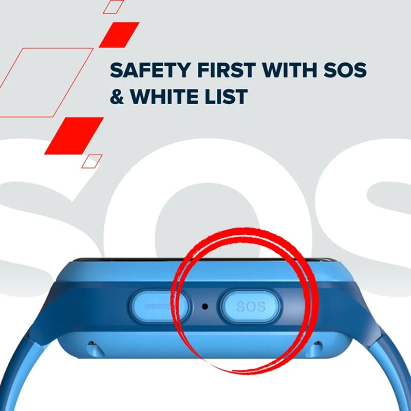 Зображення Смарт-годинник CANYON ZEFIR KW-49 E-SIM 4G GPS Blue (CNE-KW49BL)