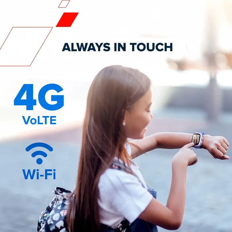 Фото 14 Смарт-часы CANYON ZEFIR KW-49 E-SIM 4G GPS Pink/Blue (CNE-KW49PB)