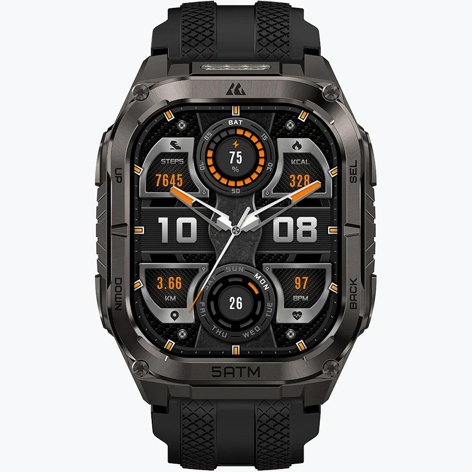 Смарт-годинник KOSPET TANK M4C Black Функціональність для дорослих