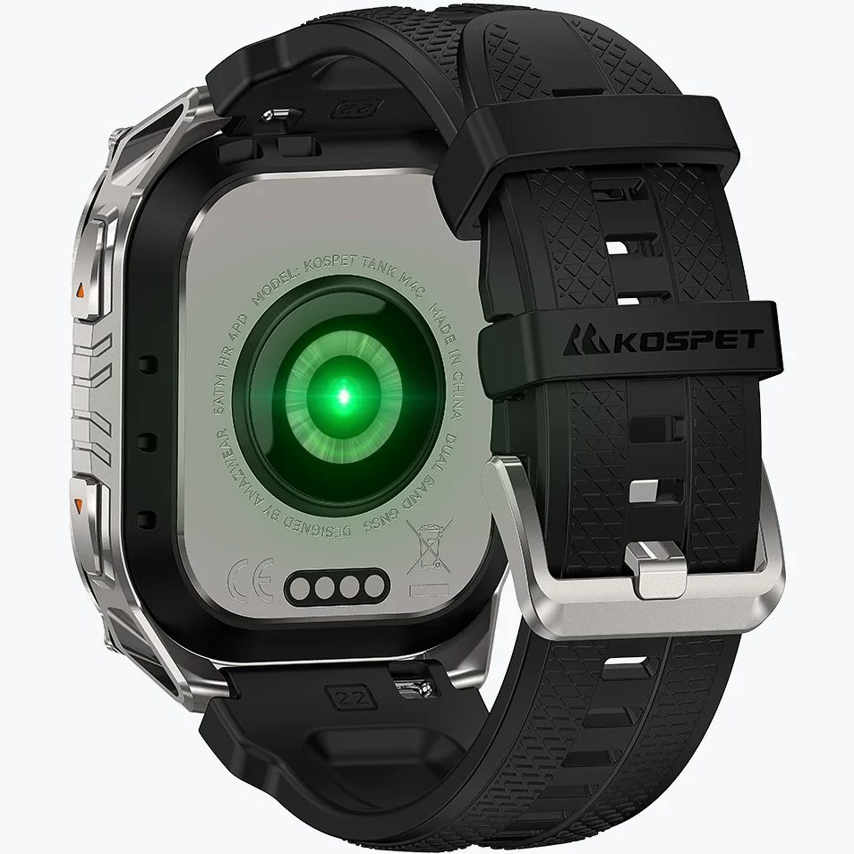 Зовнішній вигляд Смарт-годинник KOSPET TANK M4C Silver