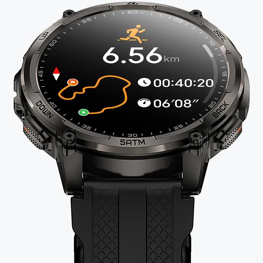 Смарт-часы KOSPET TANK T4C Black Совместимость iOS (Apple)