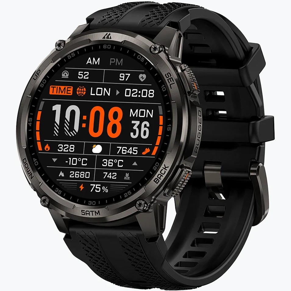 Смарт-часы KOSPET TANK T4C Black Функциональность для взрослых