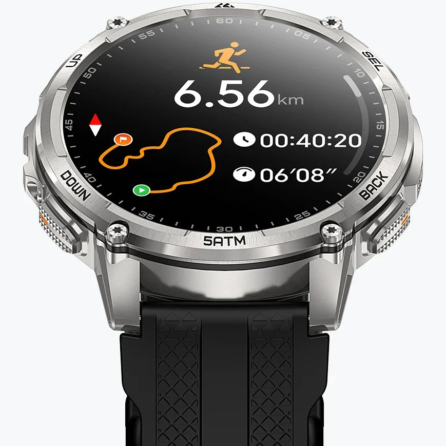 Смарт-часы KOSPET TANK T4C Silver Совместимость iOS (Apple)