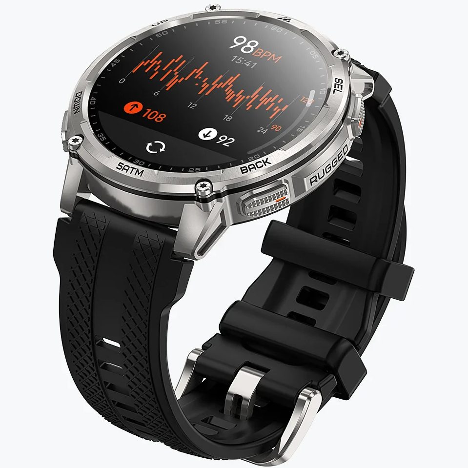 Смарт-часы KOSPET TANK T4C Silver Совместимость Android OS