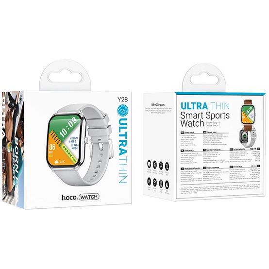Смарт-годинник HOCO Y28 AMOLED 49 mm call version Silver (6942007648486) Сумісність Android OS