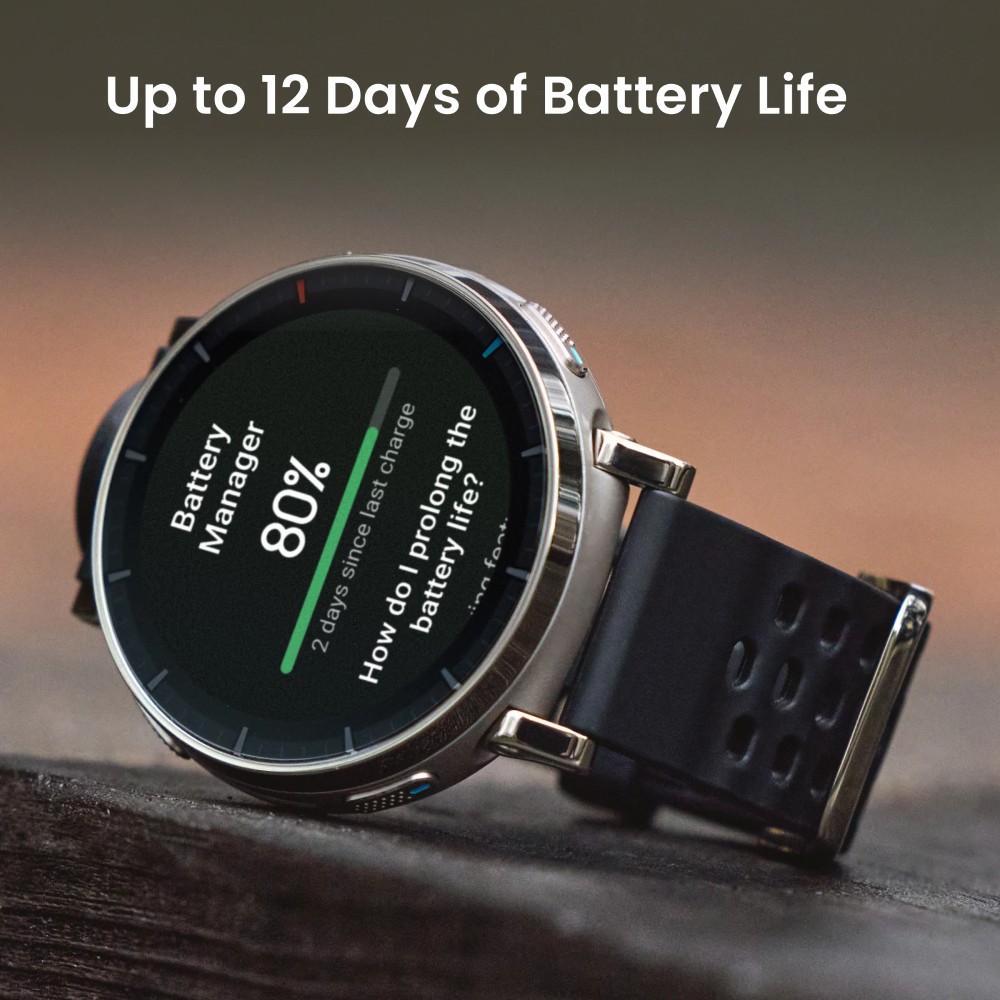 Зовнішній вигляд Смарт-годинник AMAZFIT Active 3 Premium Apex Silver (W2559GL1N)