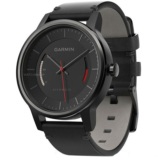 Смарт-часы GARMIN vivomove Classic Black with Leather Band Функциональность для взрослых