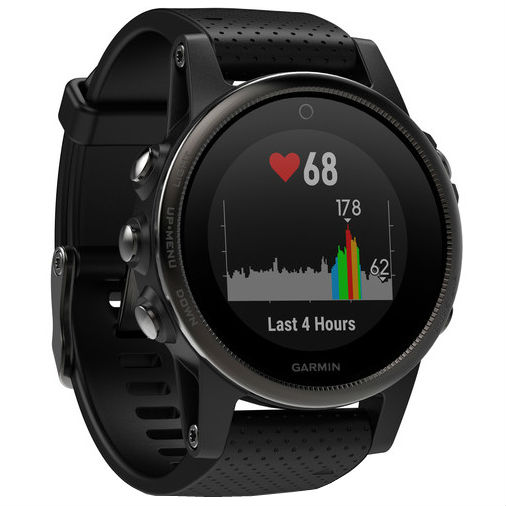 Смарт-часы GARMIN fenix 5S Sapphire Slate grey with black band (010-01685-11) Операционная система другая