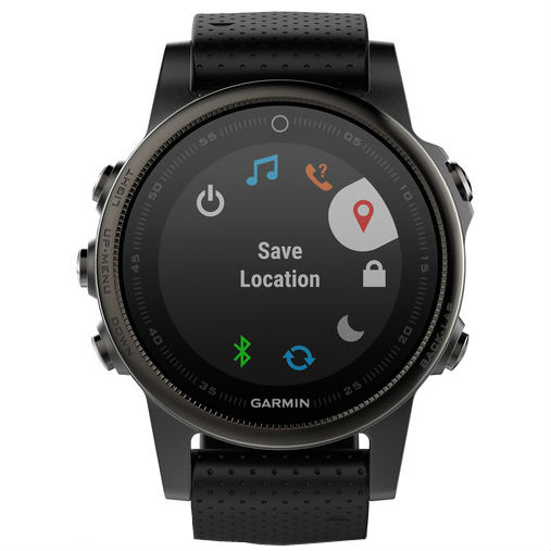 Смарт-часы GARMIN fenix 5S Sapphire Slate grey with black band (010-01685-11) Совместимость Android OS