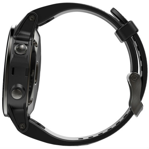 Смарт-часы GARMIN fenix 5S Sapphire Slate grey with black band (010-01685-11) Совместимость iOS (Apple)