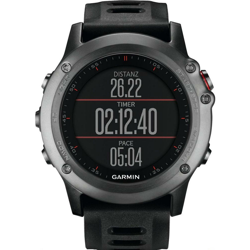 Смарт-часы GARMIN fenix 3 Performer bundle Функциональность для взрослых