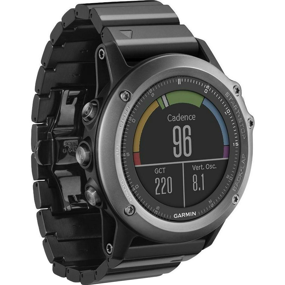 Зовнішній вигляд Смарт-годинник GARMIN fenix 3 Sapphire Performer bundle (010-01338-26)