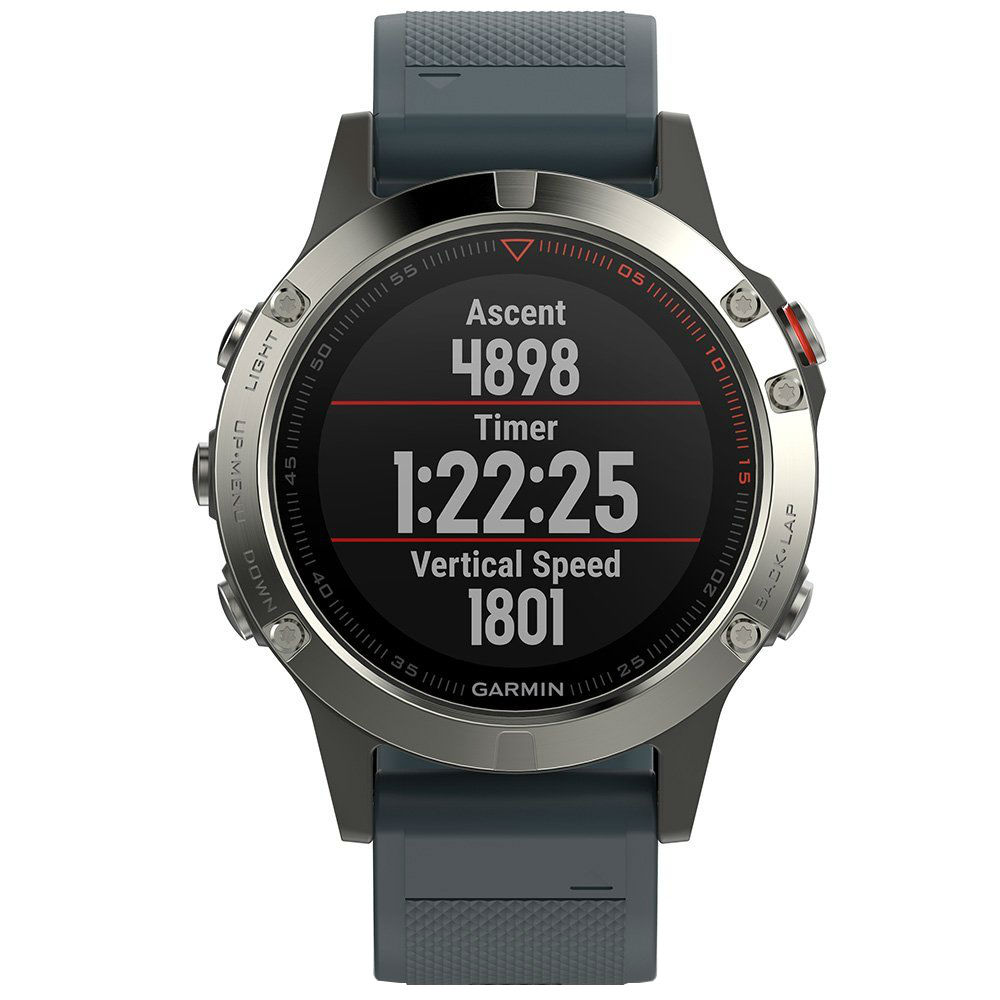 Смарт-часы GARMIN fenix 5 Silver with granite blue band (010-01688-01) Операционная система другая