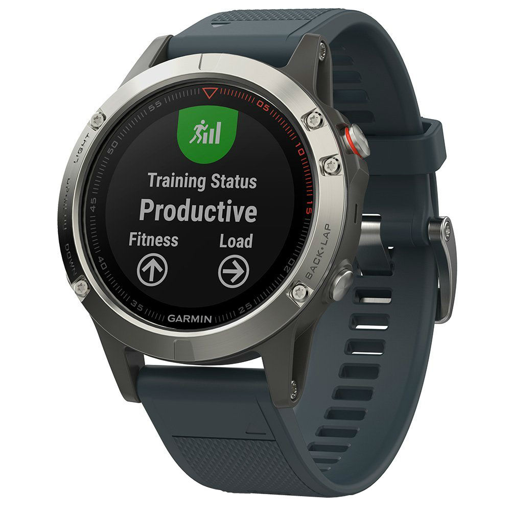 Смарт-часы GARMIN fenix 5 Silver with granite blue band (010-01688-01) Совместимость Android OS