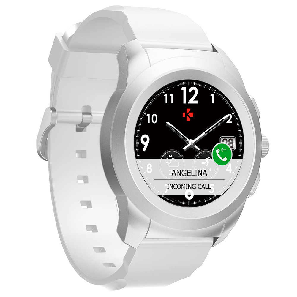 Смарт-годинник MYKRONOZ ZeTime Original Petite (39мм) срібло/білий Діагональ дисплея 1.05