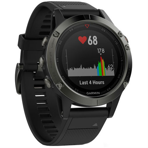 Смарт-часы GARMIN fenix 5 Slate Gray with Black Band Performer Bundle (010-01688-30) Операционная система другая