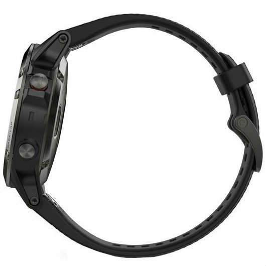 Смарт-часы GARMIN fenix 5 Slate Gray with Black Band Performer Bundle (010-01688-30) Совместимость iOS (Apple)