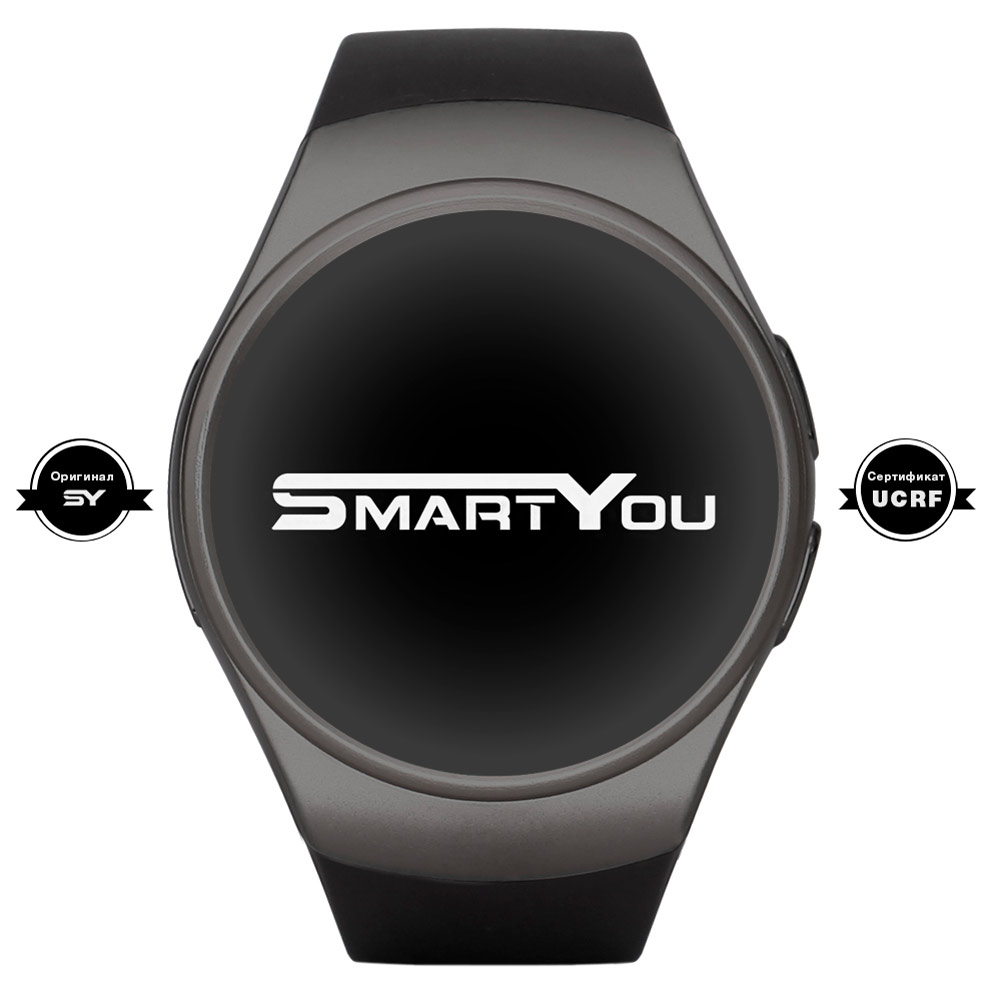 Смарт-годинник SMARTYOU S1 Black/Black Операційна система інша