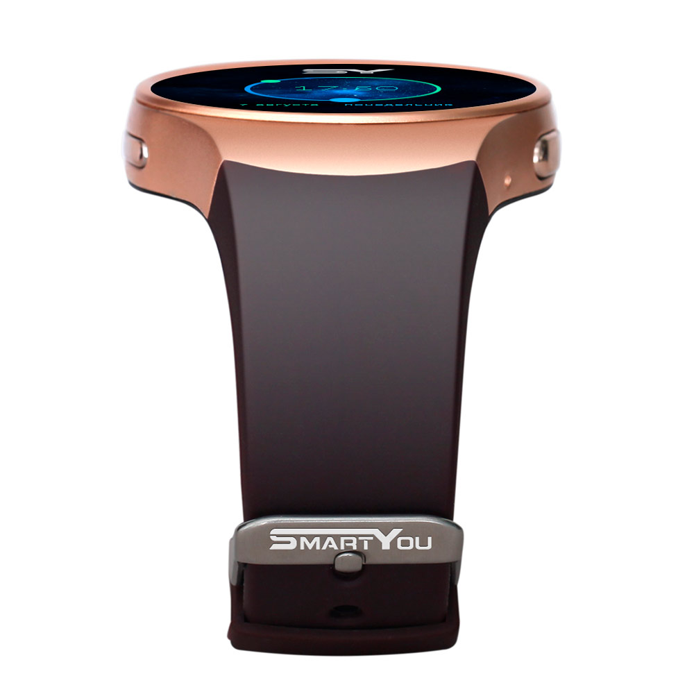 Фото Смарт-годинник SMARTYOU S1 Gold/Brown