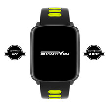 Смарт-годинник SMARTYOU Х1 Sport Black/Green