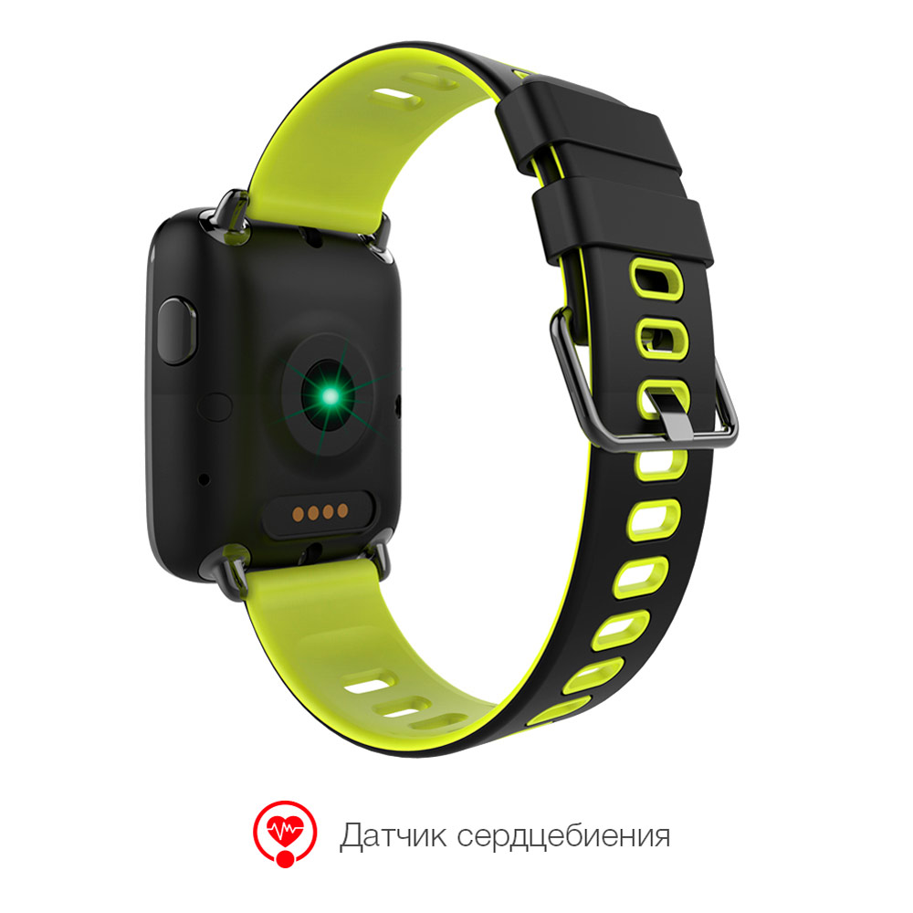 Смарт-годинник SMARTYOU Х1 Sport Black/Green Сумісність iOS (Apple)