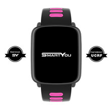 Смарт-годинник SMARTYOU Х1 Sport Black/Pink