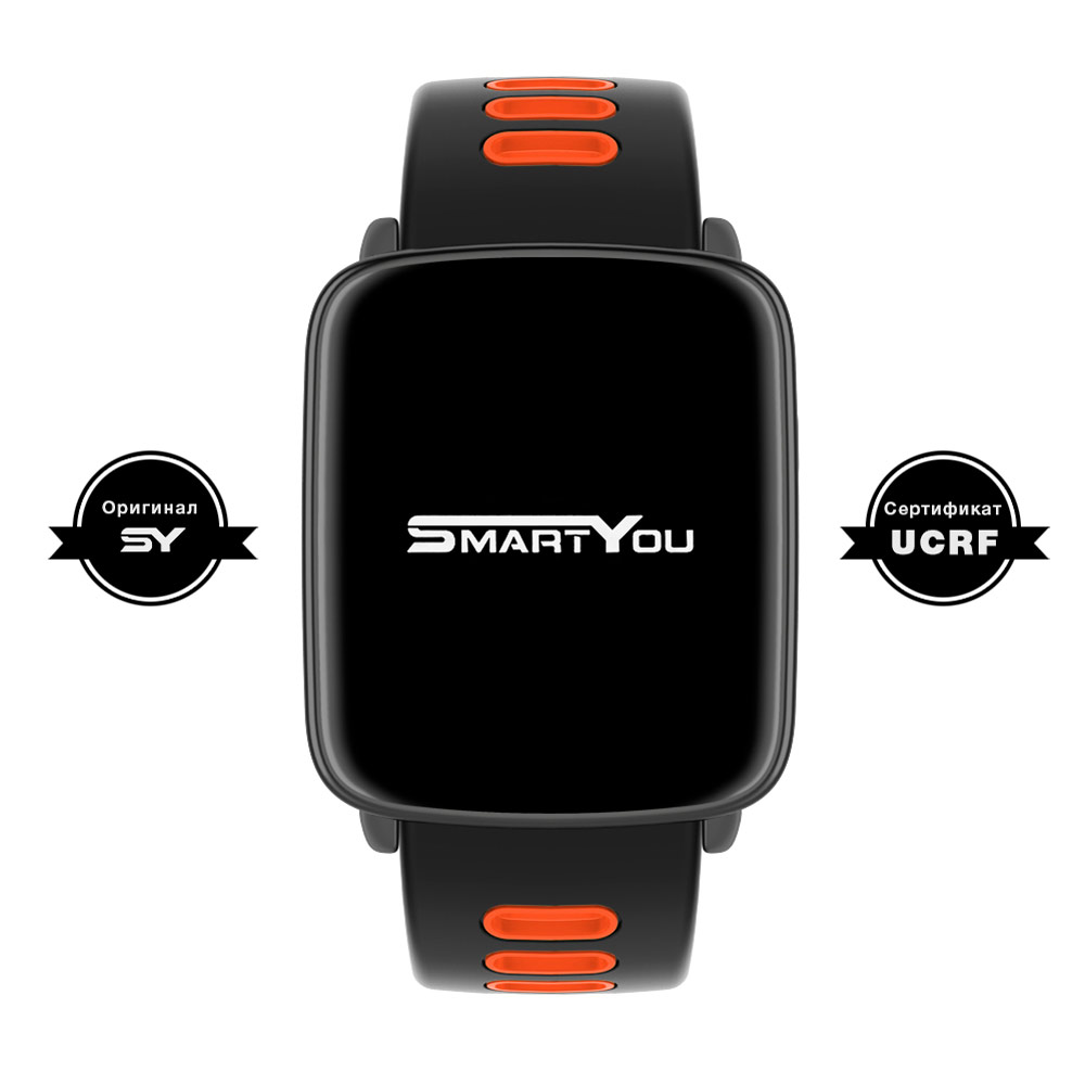 Смарт-годинник SMARTYOU Х1 Sport Black/Red Функціональність для дорослих