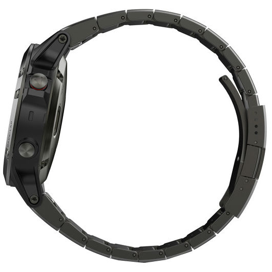 Спортивний годинник GARMIN fenix 5 Sapphire Slate grey with metal band (010-01688-21) Сумісність iOS (Apple)