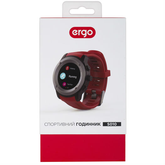 Замовити Смарт-годинник ERGO Sport GPS HR Watch S010 Red