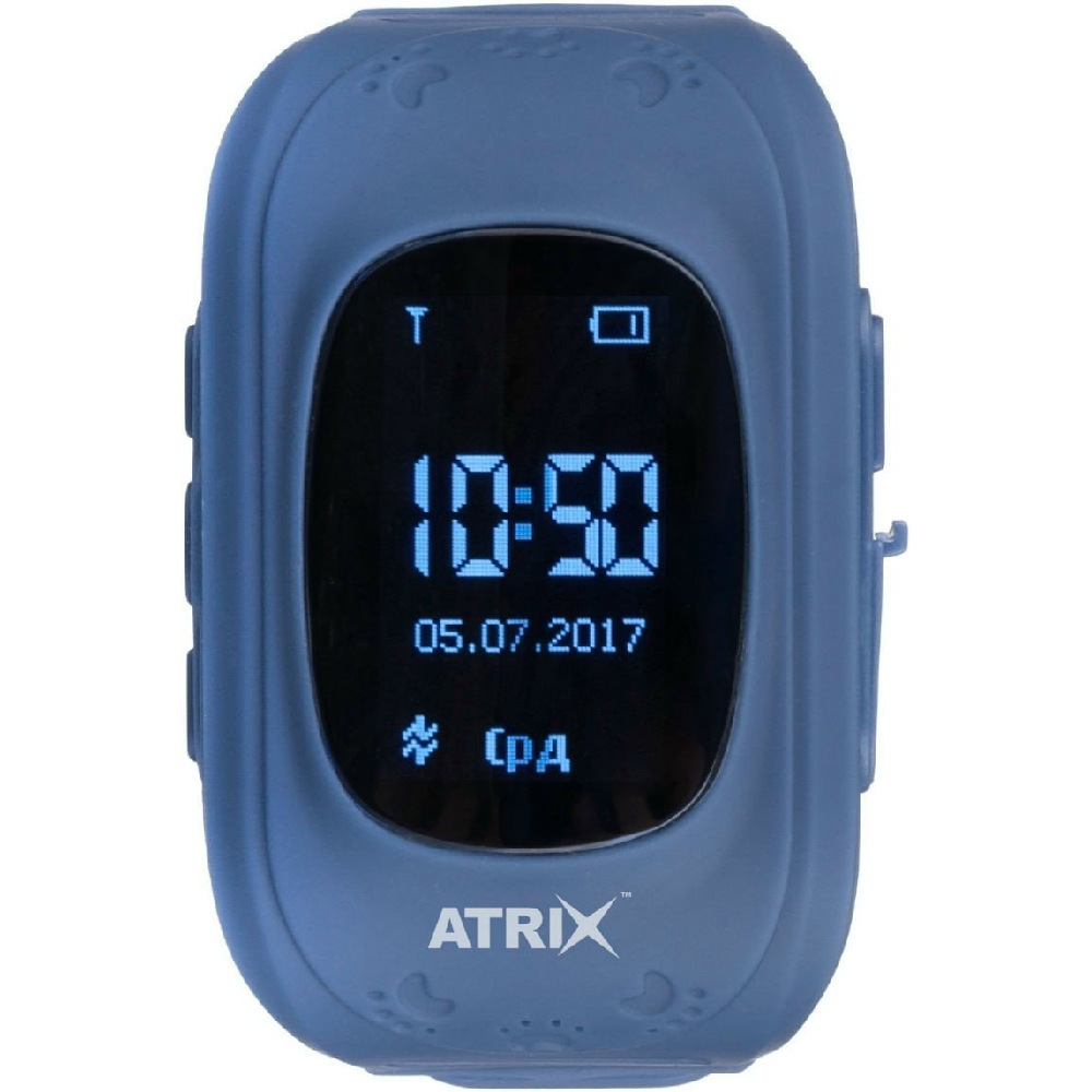 Смарт-часы ATRIX iQ300 GPS Dark Blue Функциональность детские