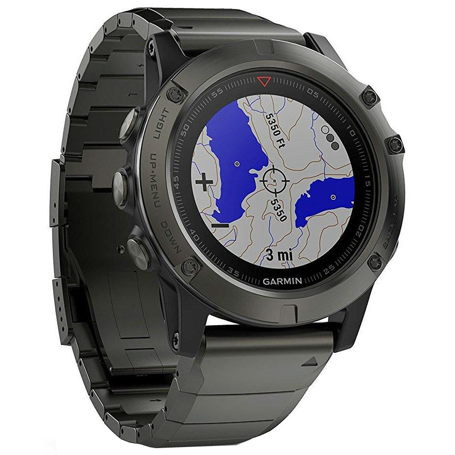 Спортивний годинник GARMIN fenix 5X Sapphire Slate grey with metal band (010-01733-03) Операційна система Android