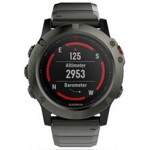 Спортивний годинник GARMIN fenix 5X Sapphire Slate grey with metal band (010-01733-03)