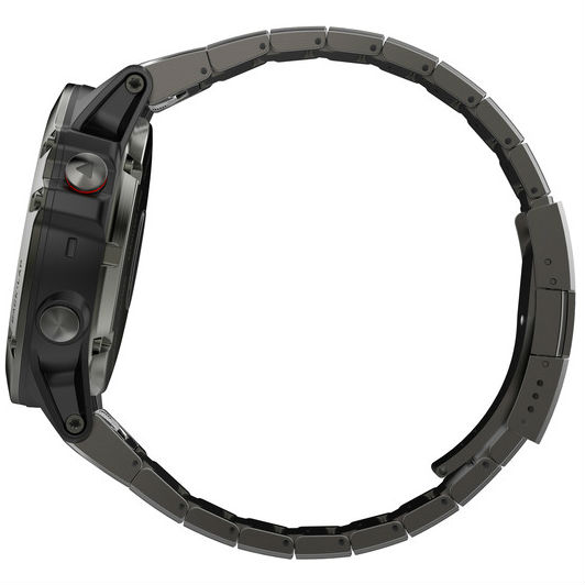 Спортивний годинник GARMIN fenix 5X Sapphire Slate grey with metal band (010-01733-03) Сумісність iOS (Apple)