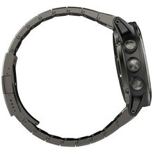 Спортивний годинник GARMIN fenix 5X Sapphire Slate grey with metal band (010-01733-03)