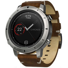 Смарт-часы GARMIN fenix Chronos Steel with Vintage Leather Watch Band (010-01957-00)