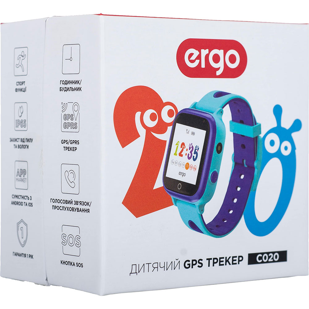 Смарт-годинник ERGO GPS Tracker Color C020 Pink (GPSC020P) Функціональність дитячі